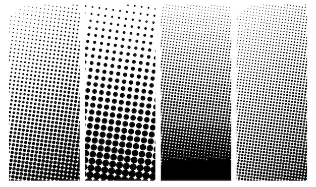 Soyut grunge halftone bozuk şekiller arka plan tasarımı