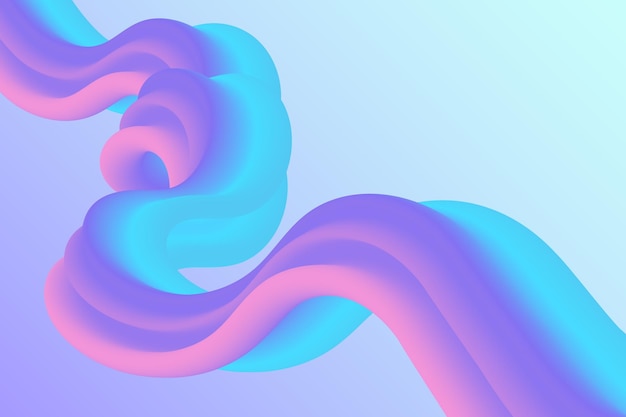 Soyut mor ve mavi holografik sıvı renk geçişli şekil arka planı