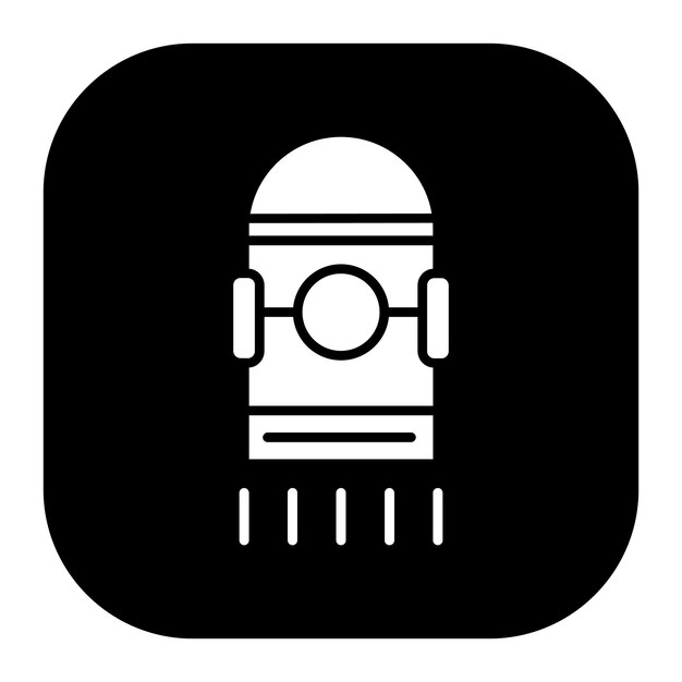 Space Capsule Vector Illustration