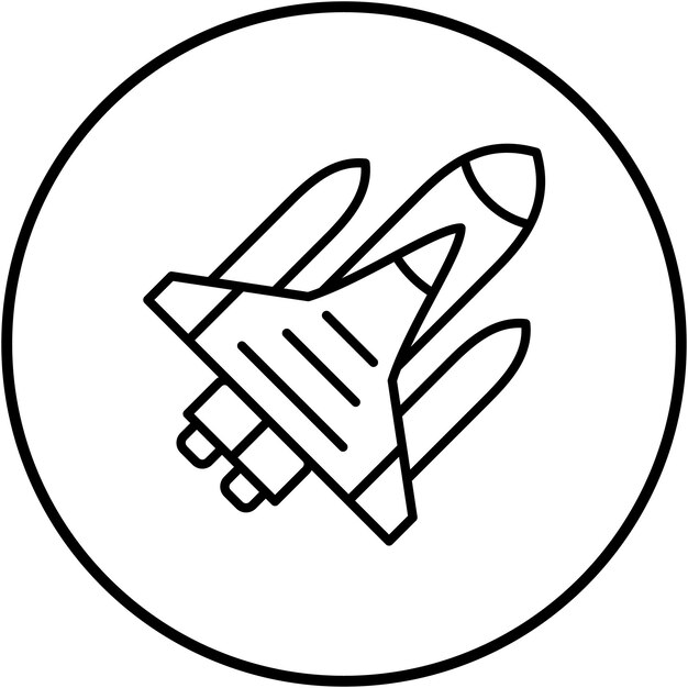 Spacecraft vector icon Can be used for Space Technology iconset