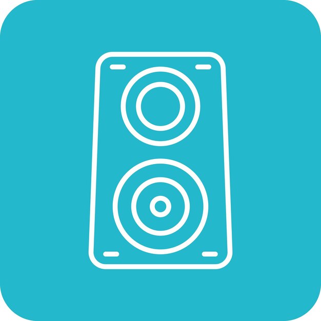 speakers icon vector image can be used for computer and hardware
