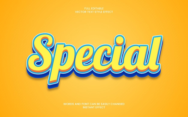 special text effect