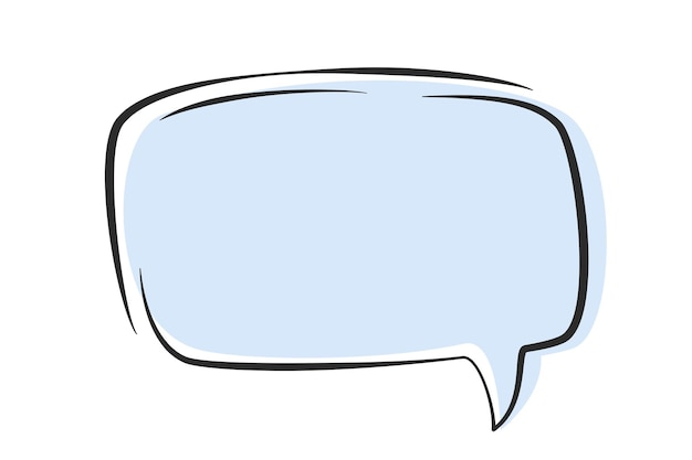 Speech bubble for text. Element design for chat or message.