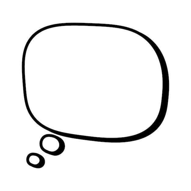 Speech bubble icon Flat design Isolated white background