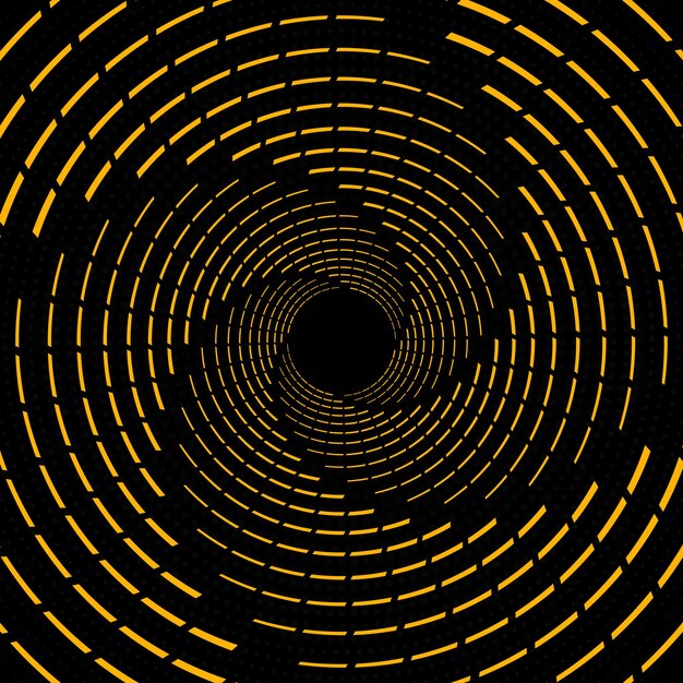 Speed lines in circle form