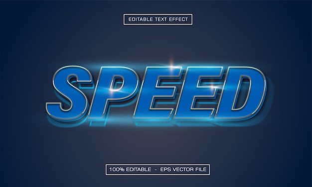 Speed Text Effect Editable