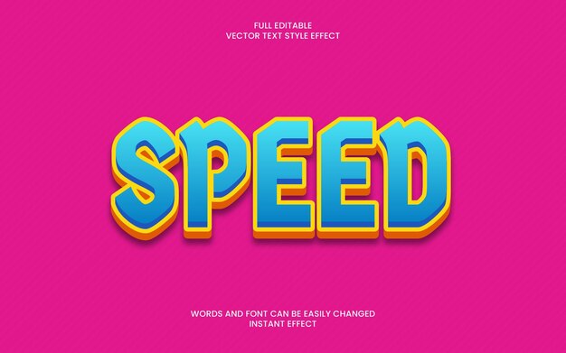 Speed Text Effect