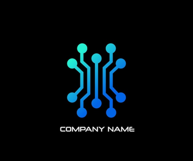 spider technology tech digital logo logo design vector template
