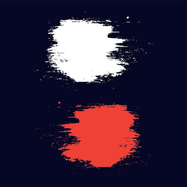 Splatter ink paint vector brush stroke background
