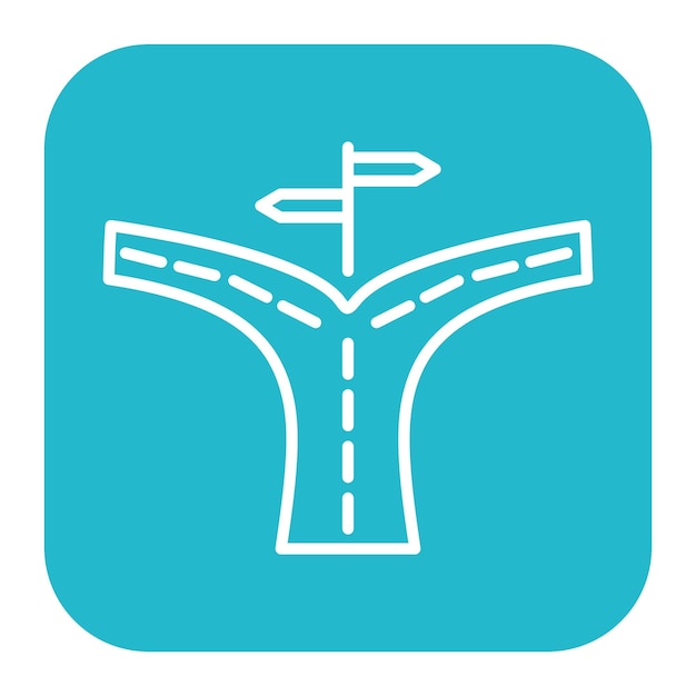 split road icon