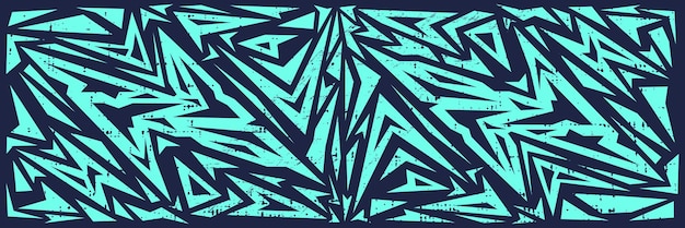 Sport abstract design background in cyan and black color