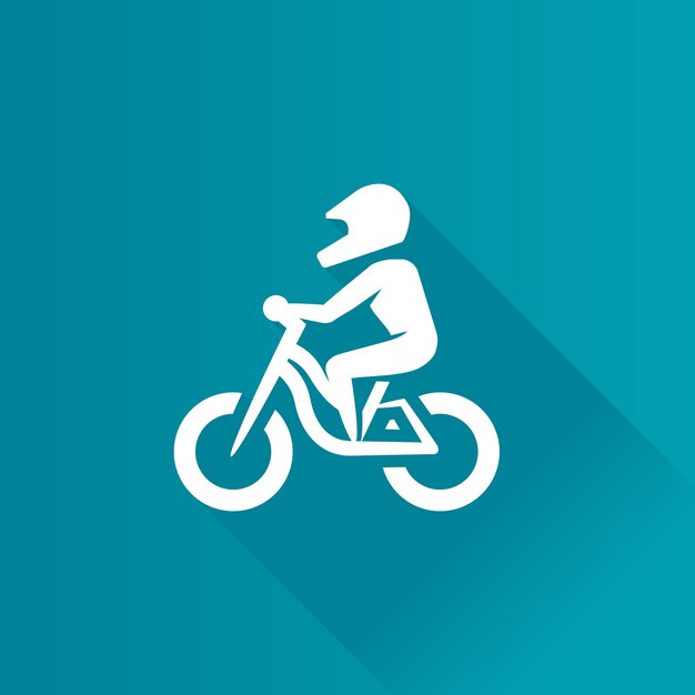 Sport gloves flat color icon long shadow vector illustration