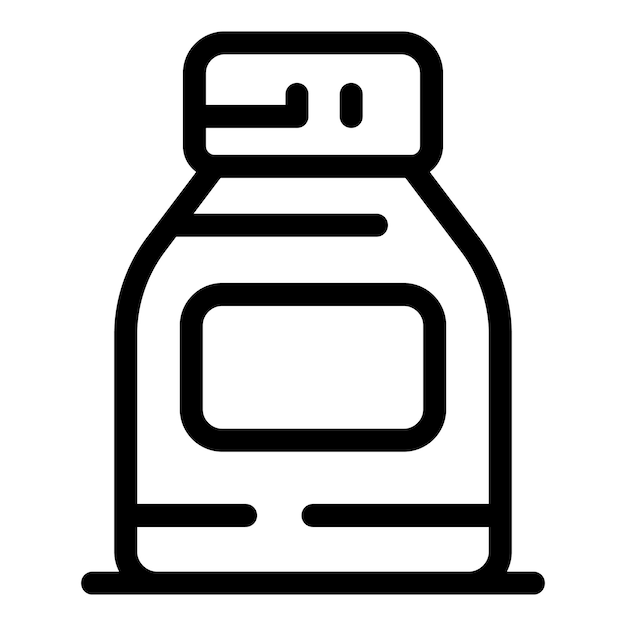 sport nutrition container icon representing fitness and protein powder