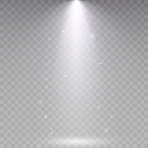 spotlights spotlight effect for stage and presentation illuminated by spotlights vector