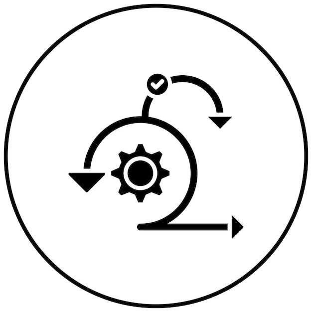 sprint icon vector image can be used for project management