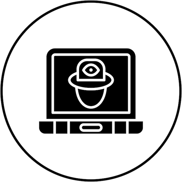 Spyware icon vector image Can be used for Cyber Security