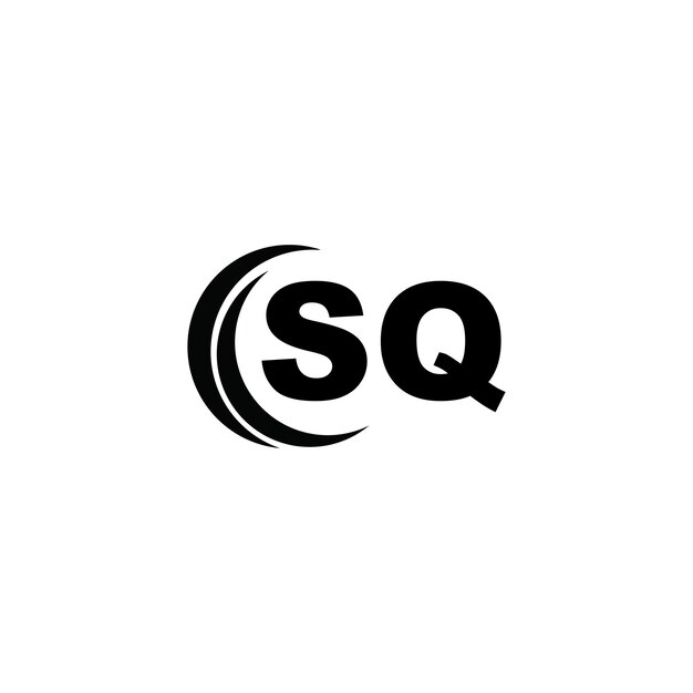 SQ letter logo design SQ business and real estate monogram logo vector template