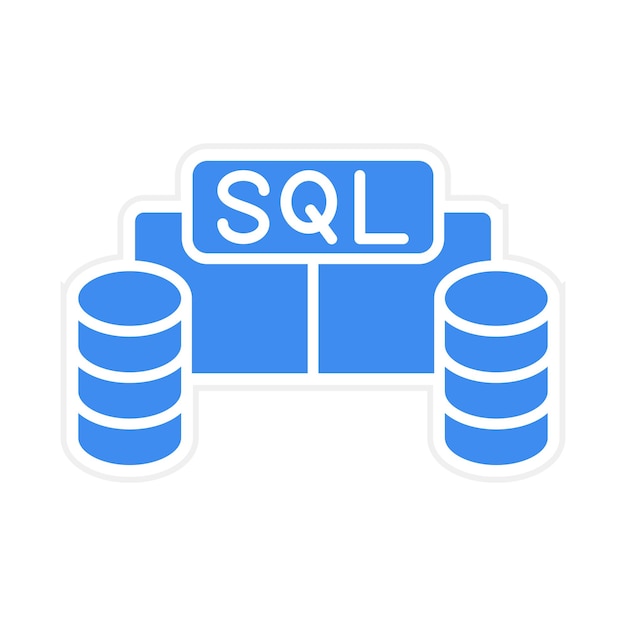 sql databases icon vector image can be used for web hosting