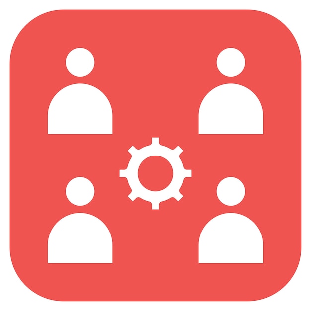 squadmates icon vector image can be used for social relationship