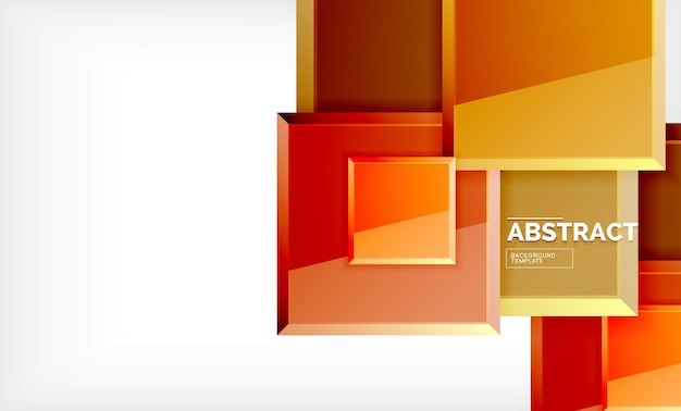 Square geometric background