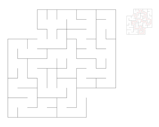 Square maze logic game with labyrinths maze game A maze with answers