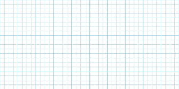 Squared paper seamless pattern for school notebook Millimeter graph paper grid Graph 4x4 per inch Notebook for writing hieroglyphs Editable stroke Vector illustration on white background