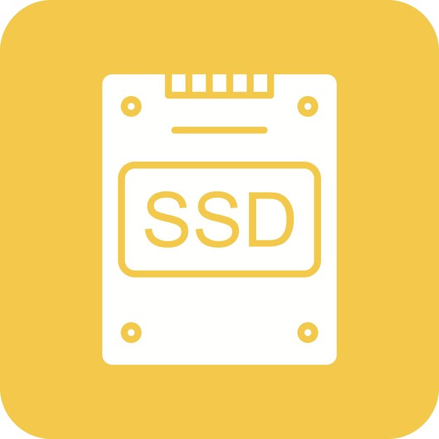 ssd icon vector image can be used for computer and hardware