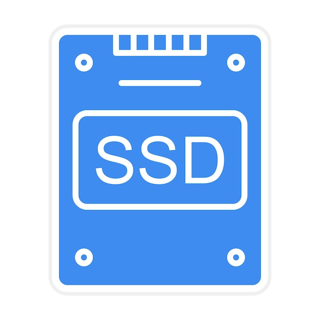 ssd icon vector image can be used for computer and hardware