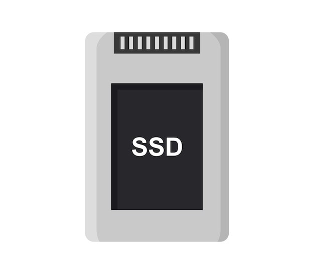 SSD on background
