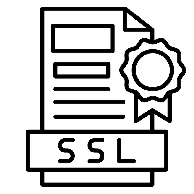SSL File Vector Illustration Style