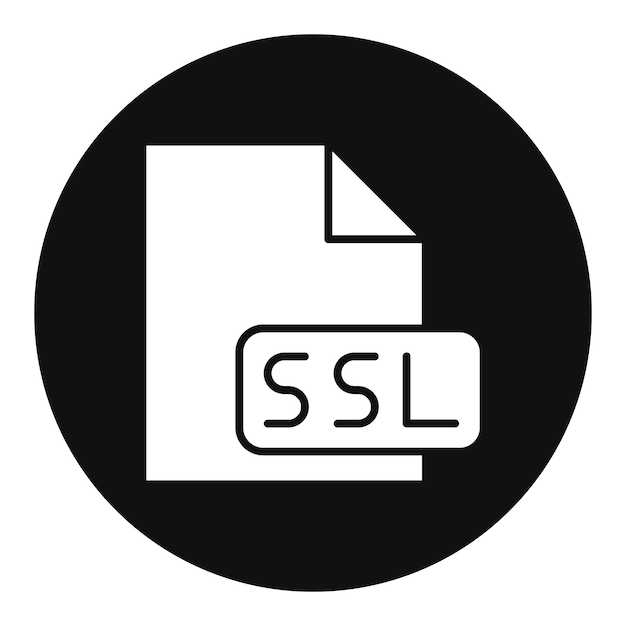 SSL File Vector Illustration