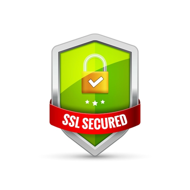 SSL Protection shield guard icon. Security ssl protect sign symbol.