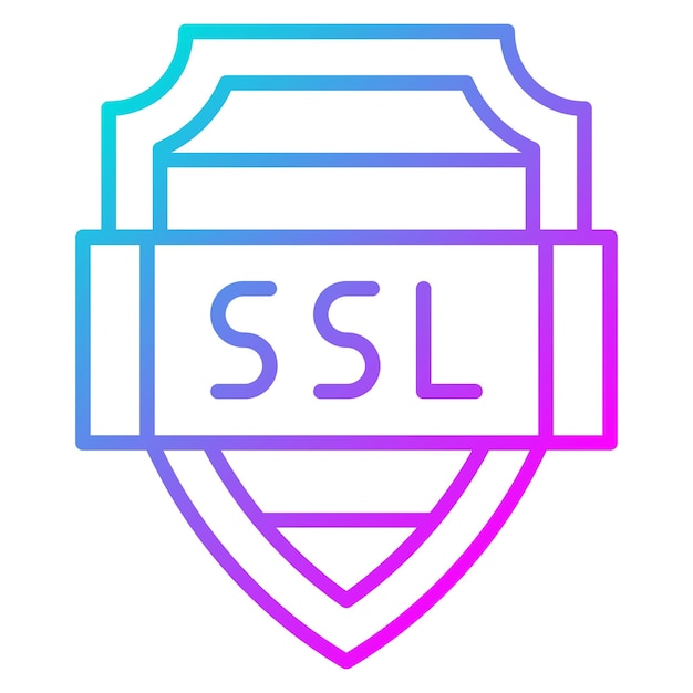 ssl vector icon can be used for web hosting iconset