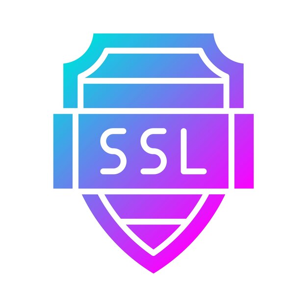 ssl vector icon can be used for web hosting iconset