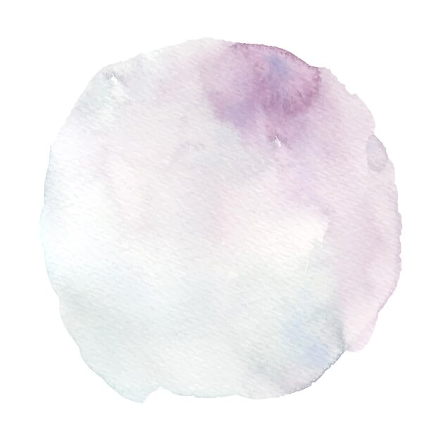 Stain watercolor brush shapes with hand-painted