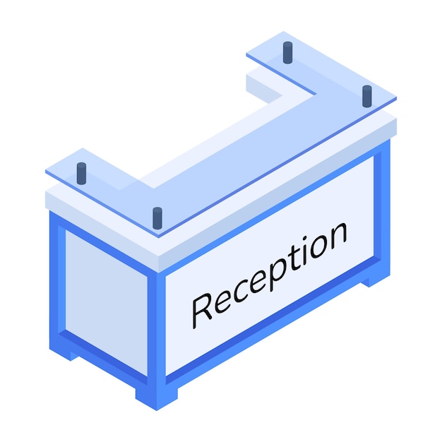 Stall bar isometric style icon