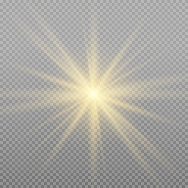 star burst with dust and sparkle isolated on a transparent background.