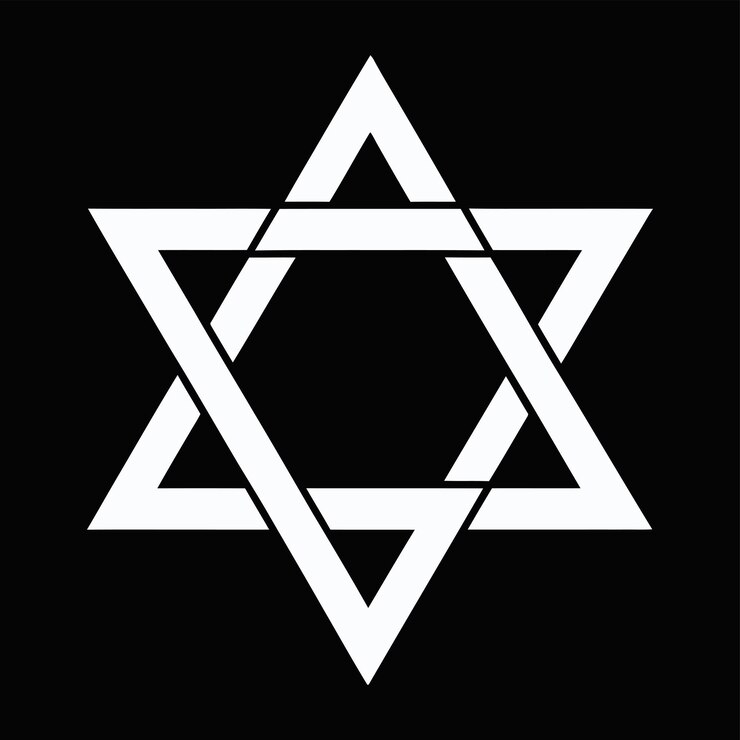 Star of David vector icon