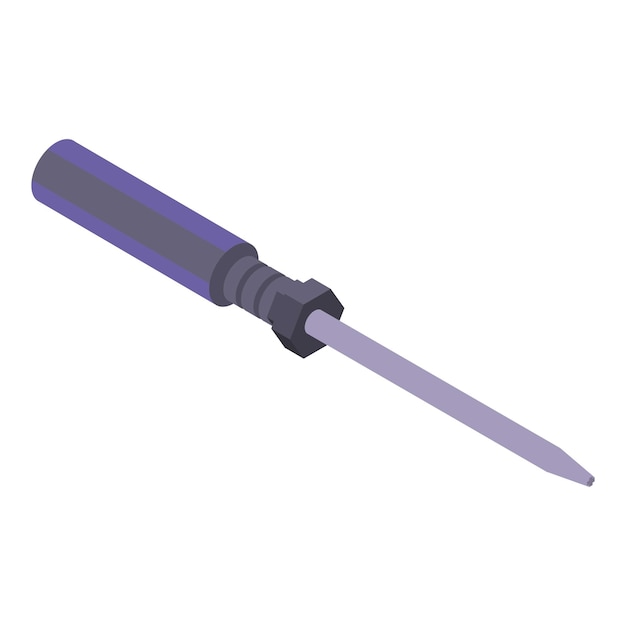 star screwdriver icon isometric of star screwdriver vector icon for web design isolated on white background