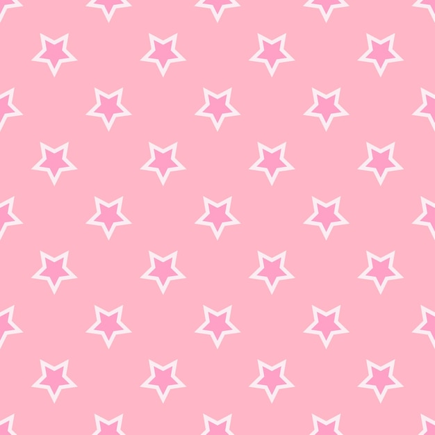 Star seamless pattern Abstract star background