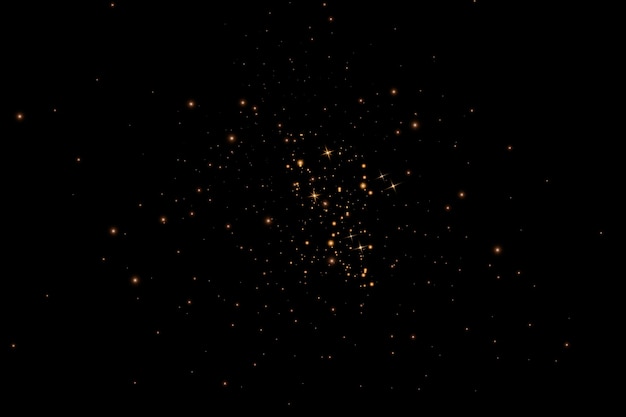 Starlight effect background concept