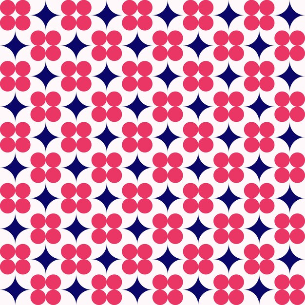 Stars Circles Dots Geometric Pattern Modern Shapes Background