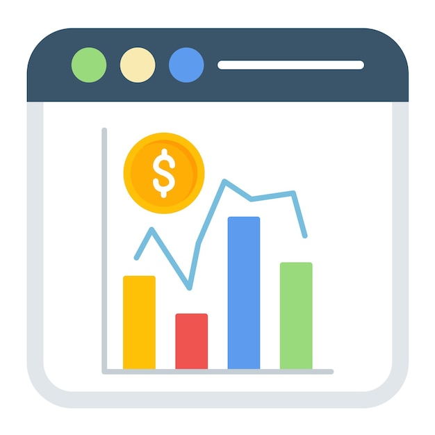 Statistics Flat Illustration