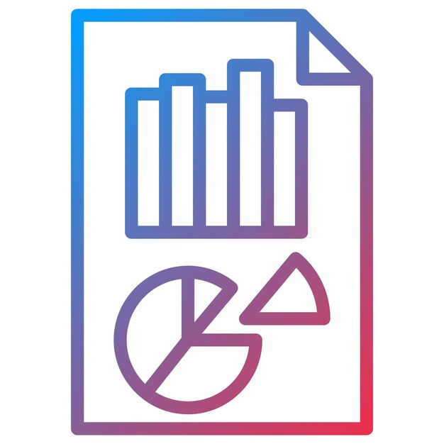 Statistics Report icon vector image Can be used for Documents And Files