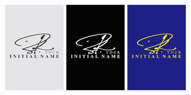 std s t d initial handwriting std initial handwriting signature logo template vector hand lettering