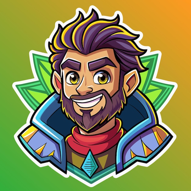 sticker vector graphics illustration EPS source file format lossless scaling icon design