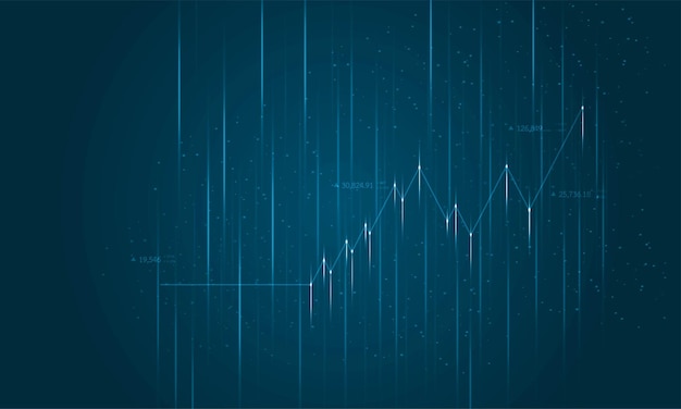 stock exchange financial marketing currency chart graph line matrix decorate economy business technology science background wallpaper energy power innovation future geometric cyber network online