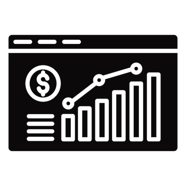 Stock Market Webpage Icon
