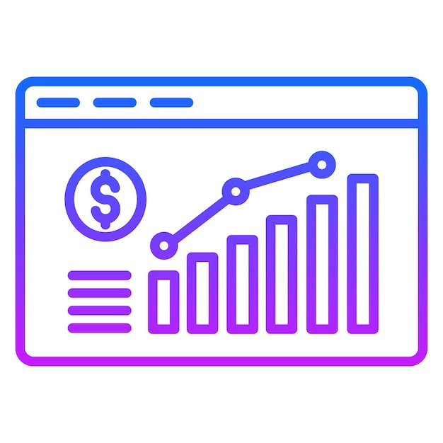 Stock Market Webpage Icon
