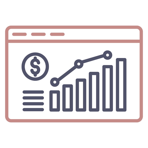 Stock Market Webpage Icon